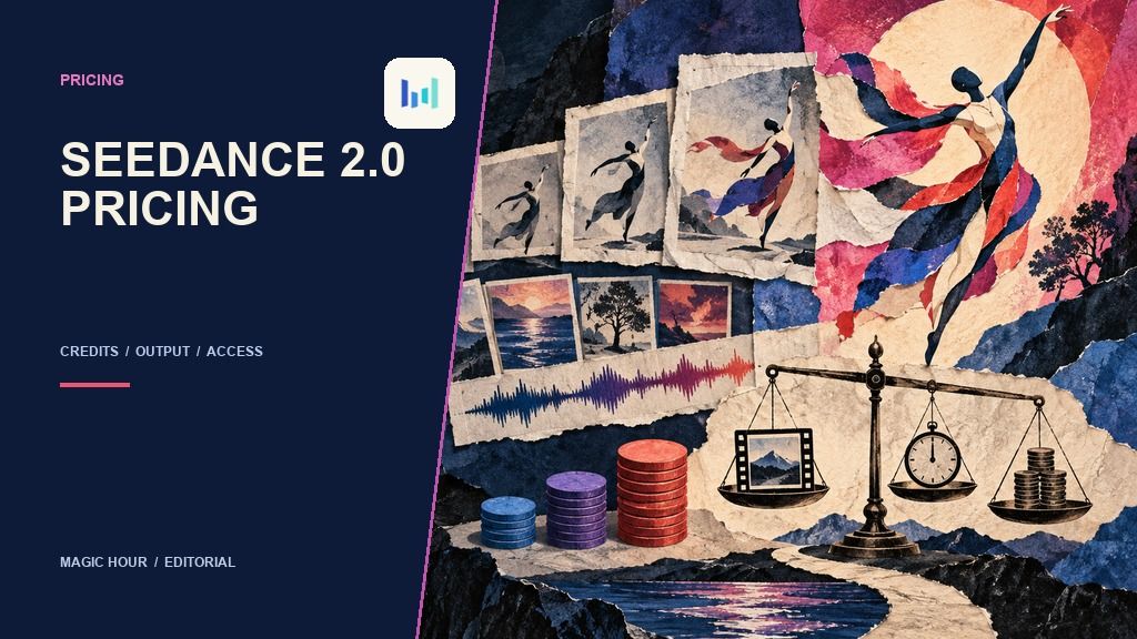 Handmade motion storyboard comparing Seedance 2.0 output quality, duration, and credit cost