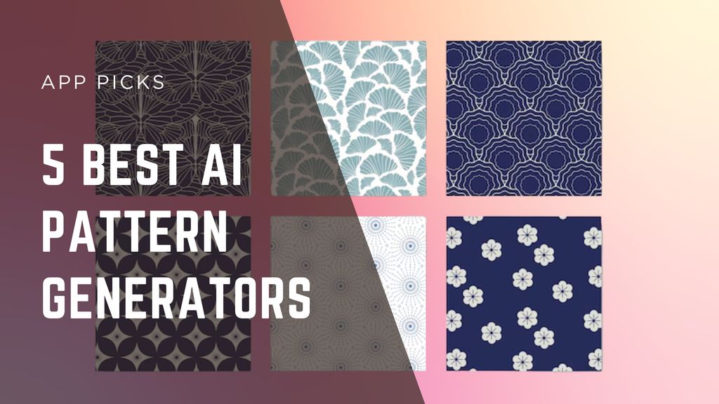 Colorful geometric patterns created using top AI pattern generators.