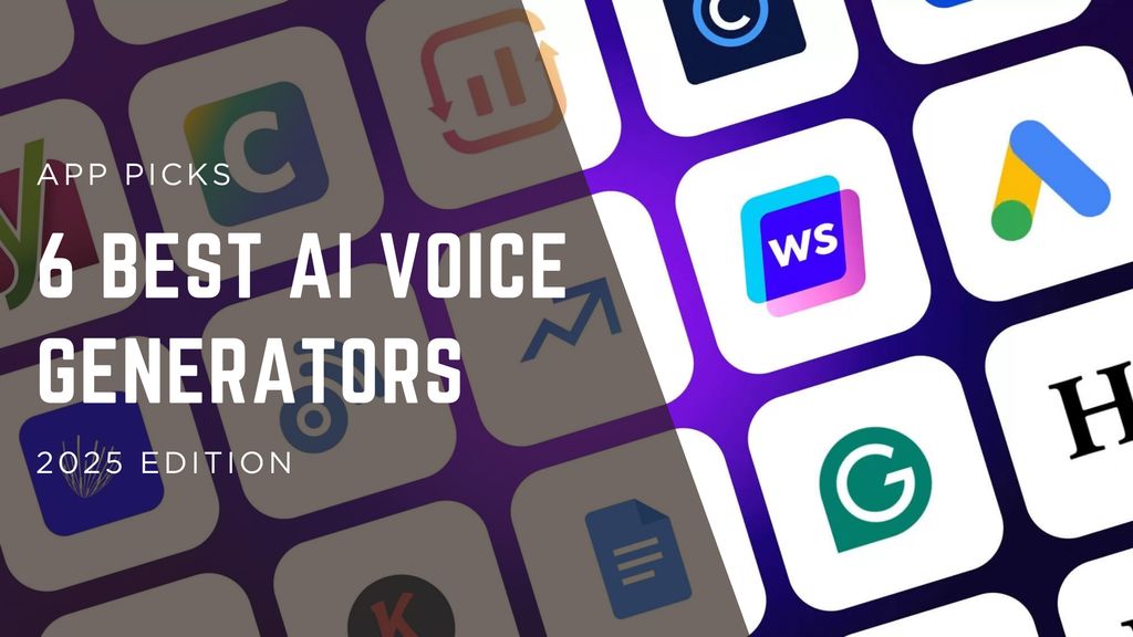 6 Best AI Voice Generators
