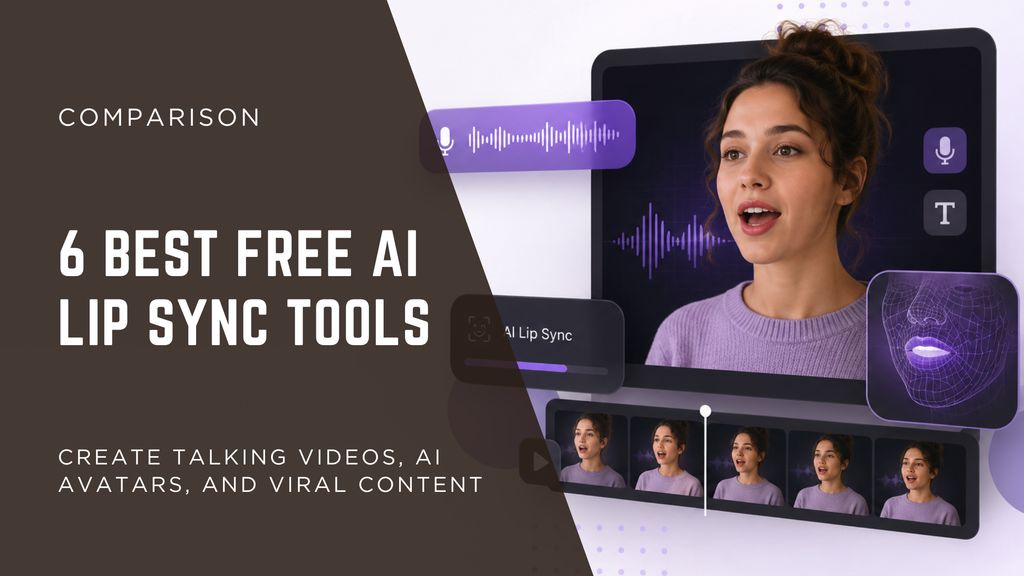 6 Best Free AI Lip Sync Tools