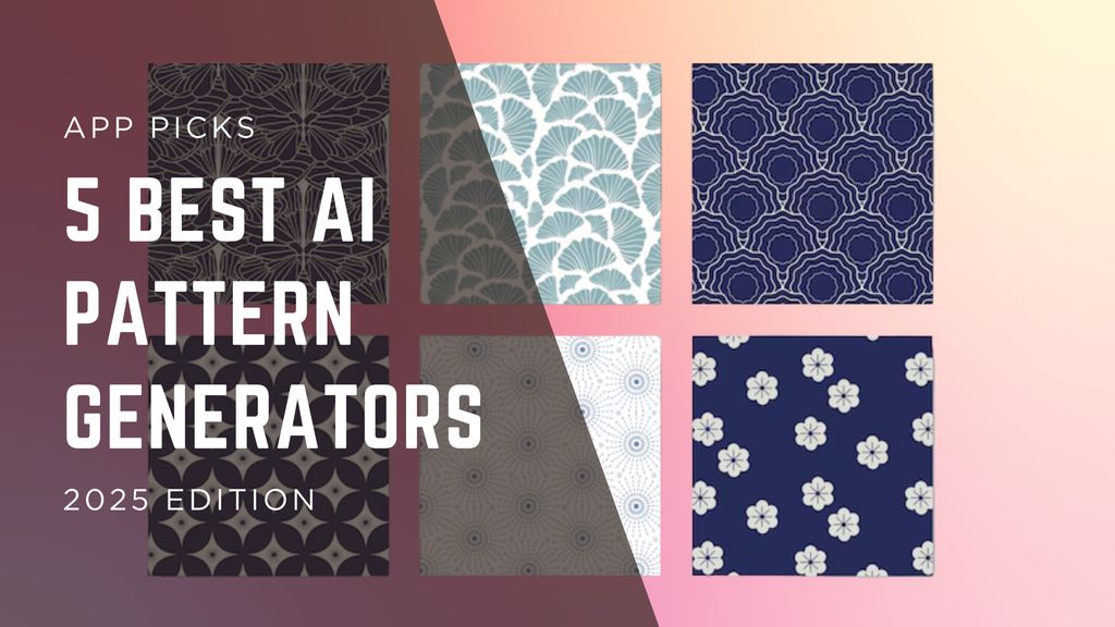 Colorful geometric patterns created using top AI pattern generators.