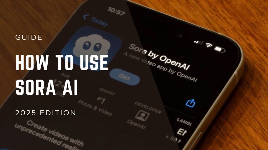 Sora AI interface showing cinematic video generation from text prompt
