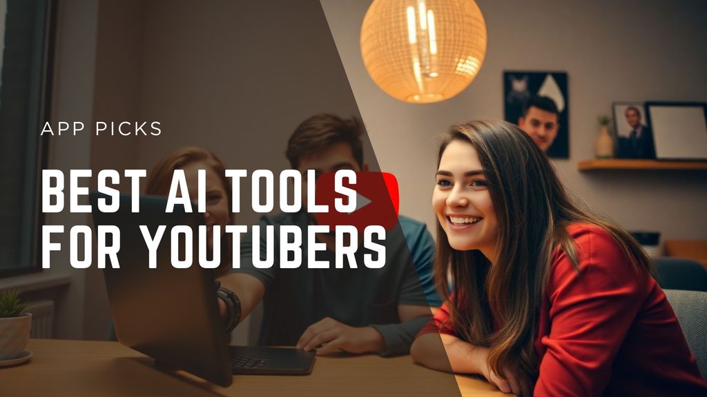 Editorial photo representing AI tools for YouTube creators