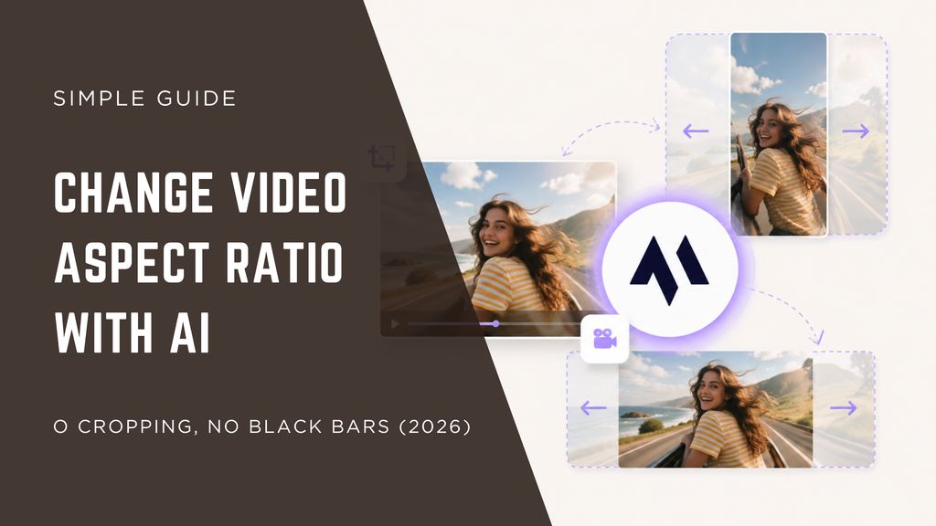 Change Video Aspect Ratio With AI