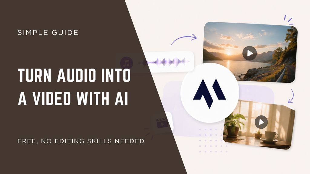 Turn Audio Into a Video With AI 