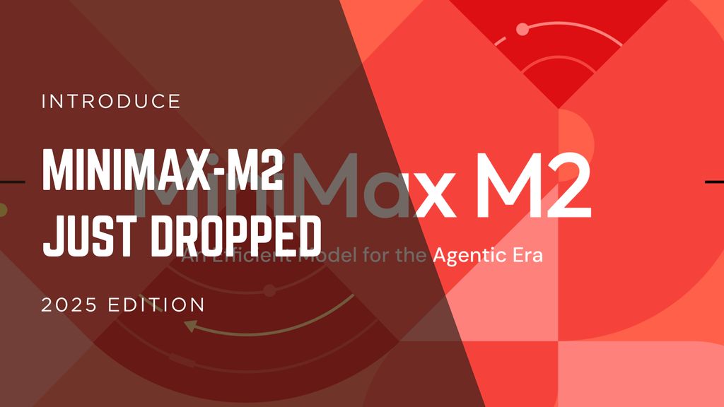 MiniMax-M2 open-source AI model banner