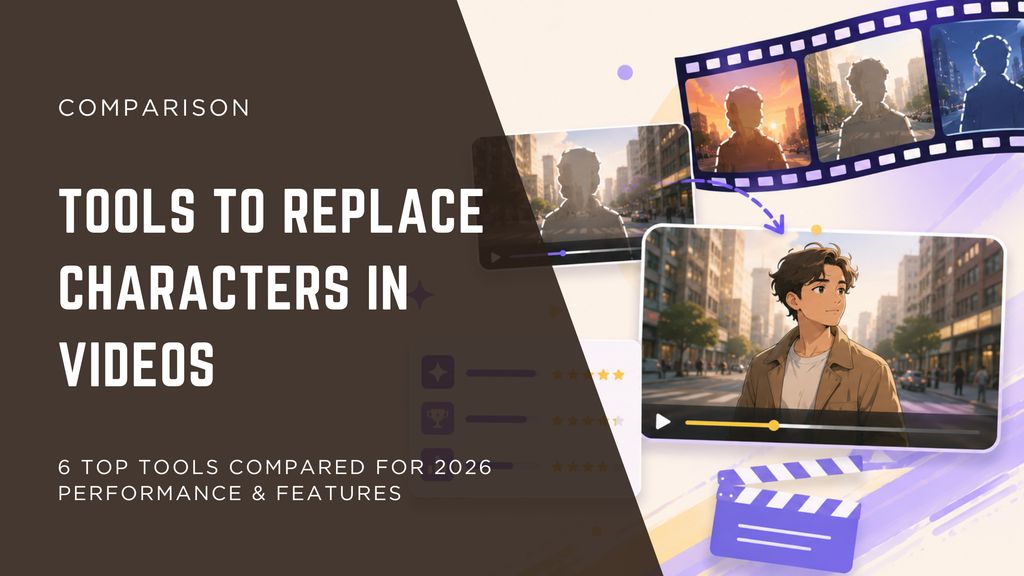 Tools to Replace Characters in Videos 