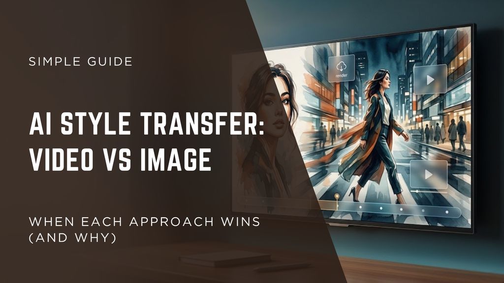 AI Style Transfer: Video vs Image