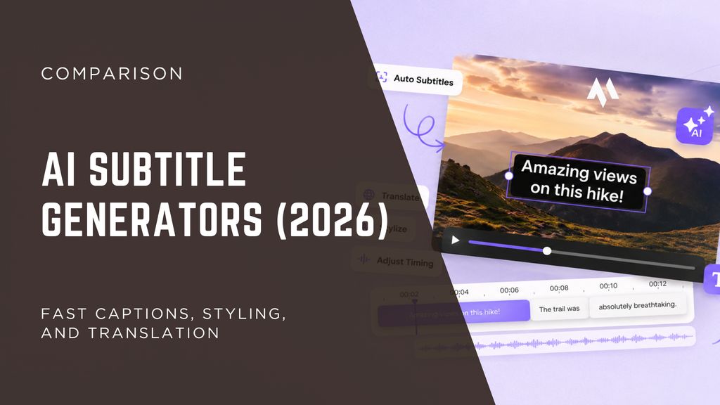 AI Subtitle Generators (2026)