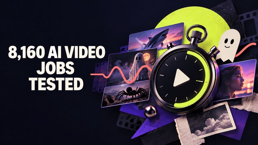 8,160 AI Video Jobs Tested editorial benchmark cover