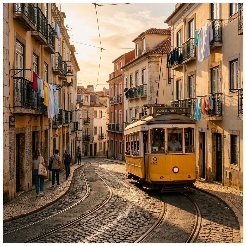 Nano Banana 2 output for the first Lisbon tram prompt, repeat one