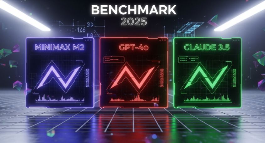 Reasoning benchmark chart comparing MiniMax-M2 with GPT-5, Sonnet 4.5 and Gemini 2.5 Pro