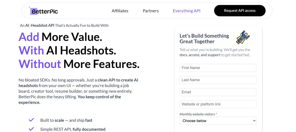 Corporate-style AI headshot generated with BetterPic API