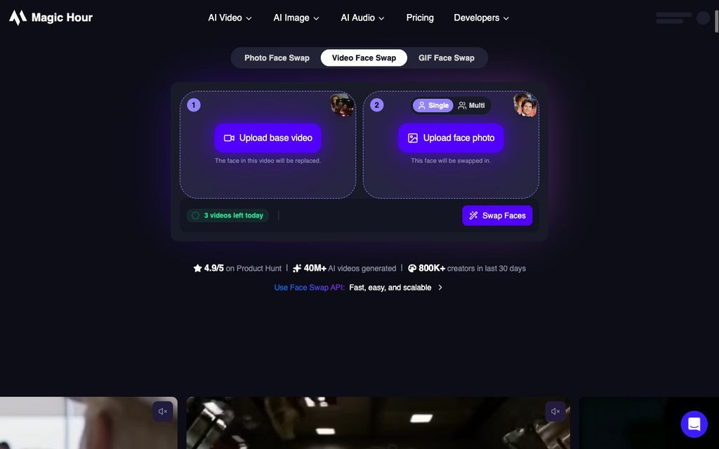 Magic Hour official workflow page screenshot (magic-hour-video), September 25, 2026