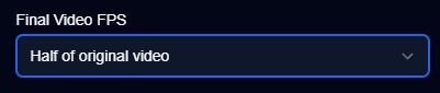 Half FPS