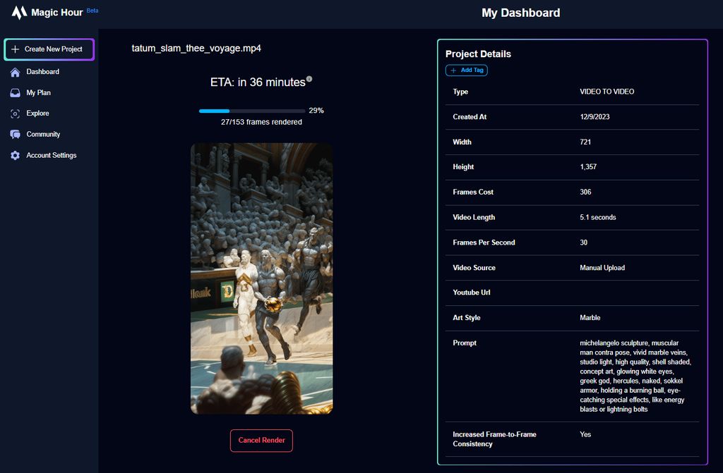 Video-to-Video Preview