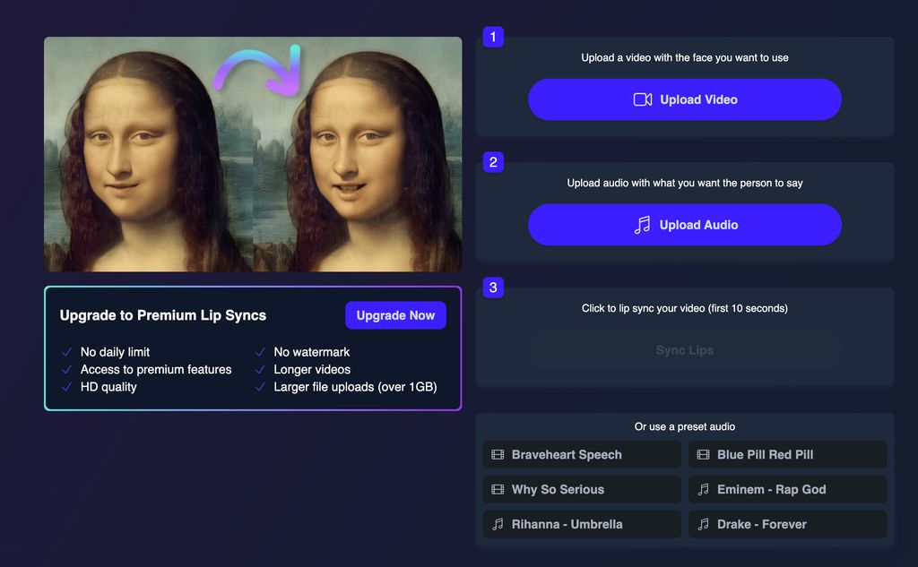 Lip Sync Free Tool