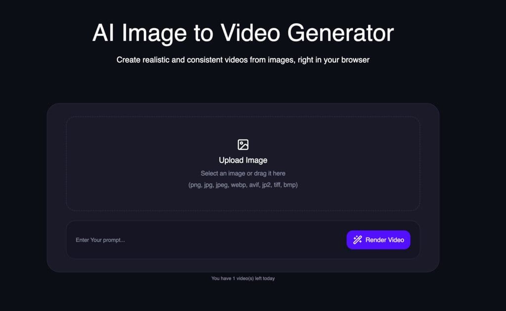 Image to Video Free Tool