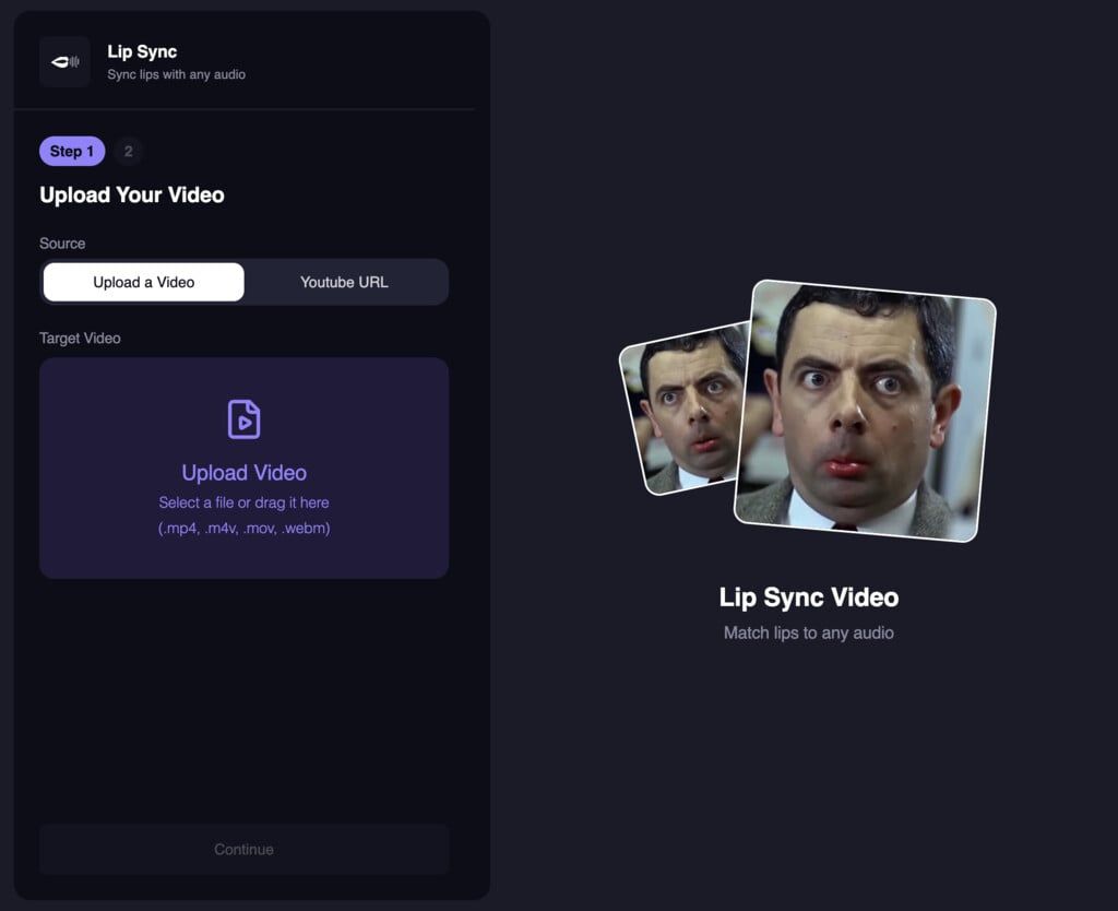 New Lip Sync UI