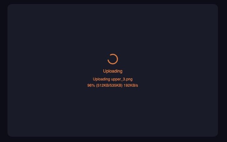 Show Upload Progress on Free Tools