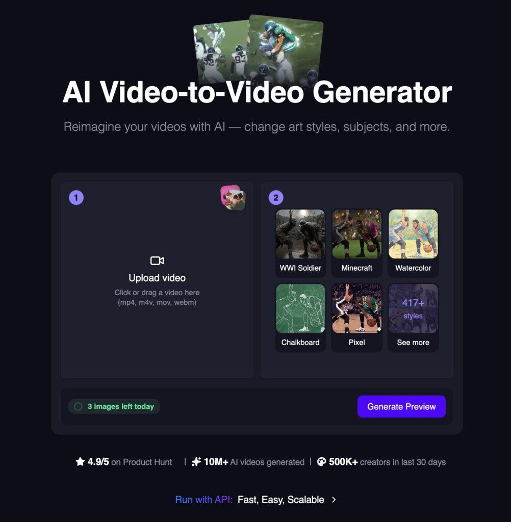 Video-to-Video Free Tool