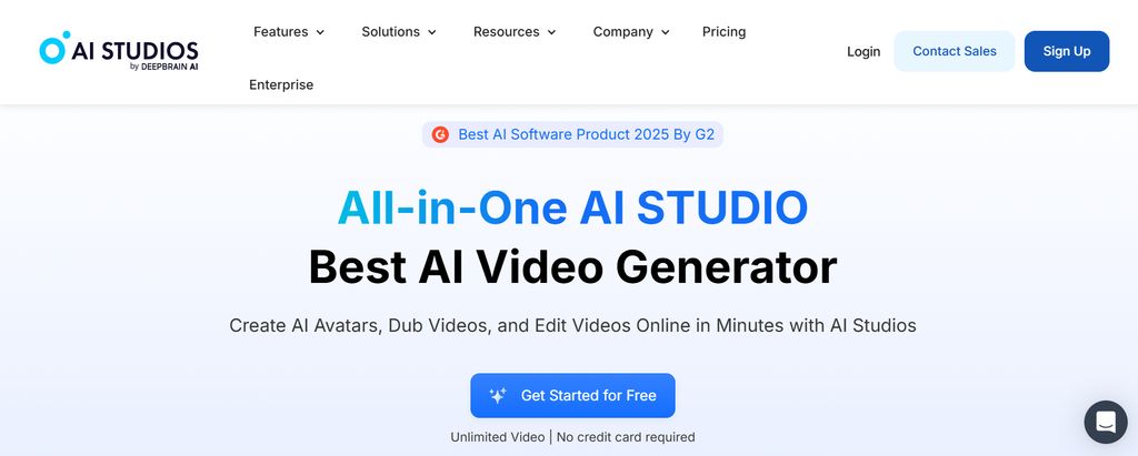 DeepBrain AI producing instructional and training videos with photorealistic avatars and fast rendering