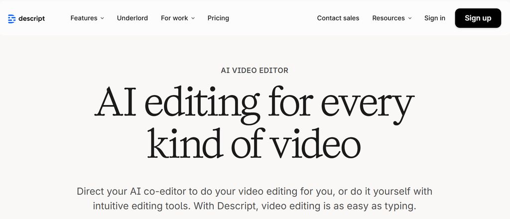 Editing film dialogue by text using Descript