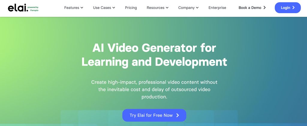 Enterprise AI training video created with reusable digital instructors