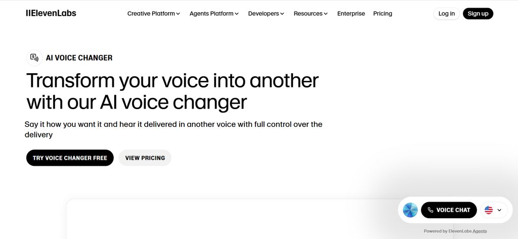 ElevenLabs dashboard with cloned voice samples showing emotion and tone adjustment sliders