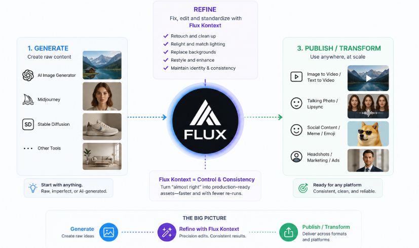 Where Flux Kontext fits in your workflow