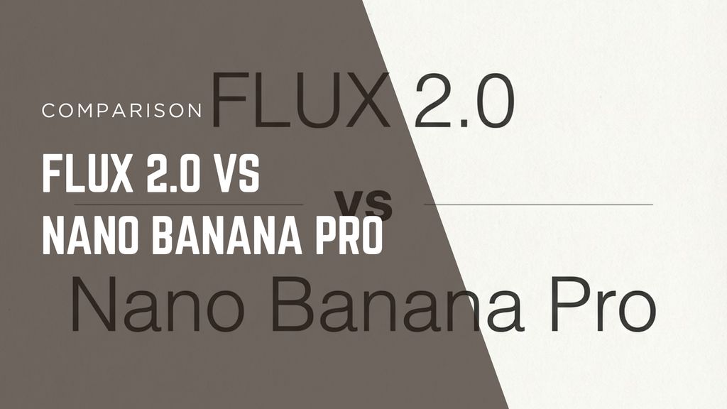 Side-by-side comparison of Flux.2 and Nano Banana Pro AI-generated images highlighting cinematic style versus logical accuracy