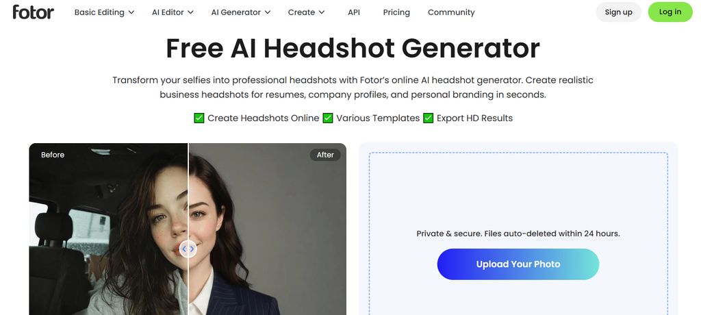 FOTOR HEADSHOT