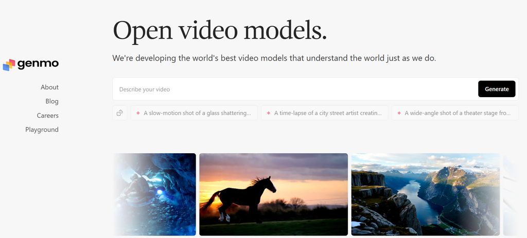 Experimental product animation generated from a single image using Genmo