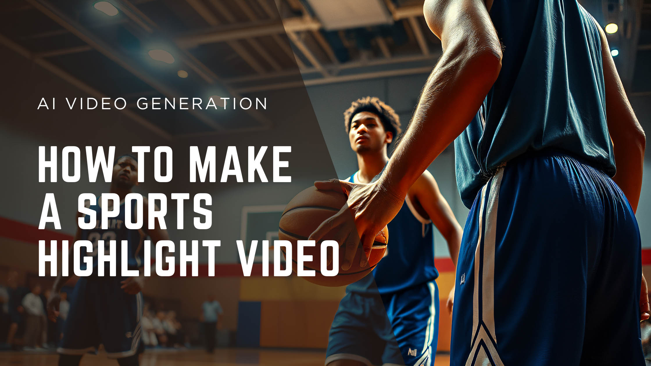 AI-generated sports highlight image of two basketball players using Magic Hour.