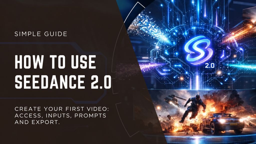 How to use Seedance 2.0: create your first video with access, inputs, prompts and export