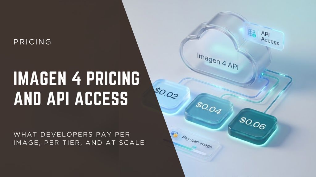 Imagen 4 Pricing and API Access