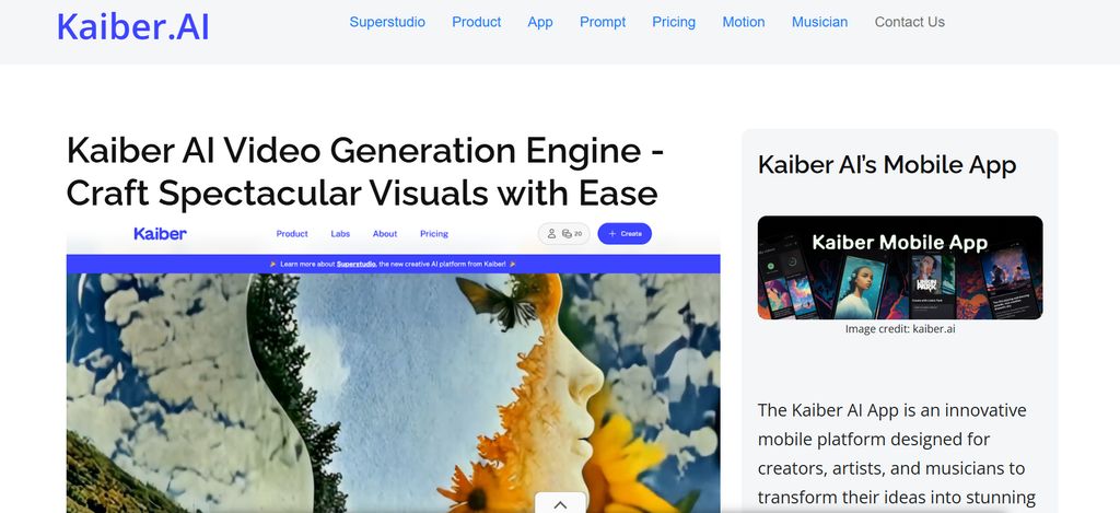 Stylized AI-generated video sequence created with Kaiber