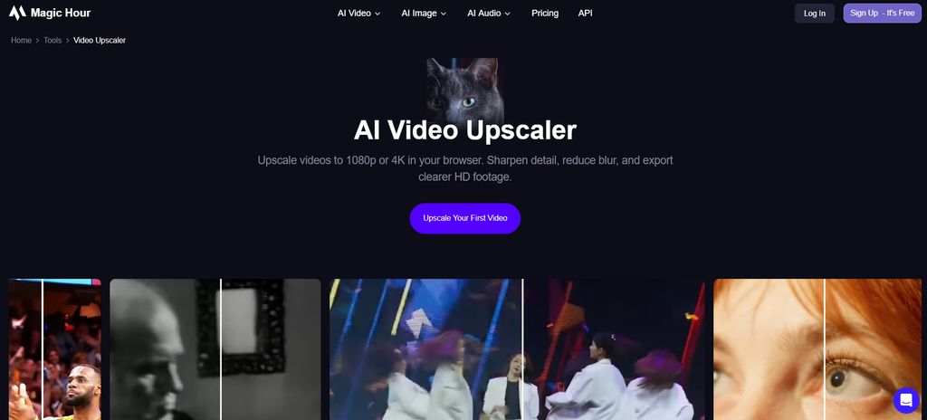 Magic Hour  Video Upscaler