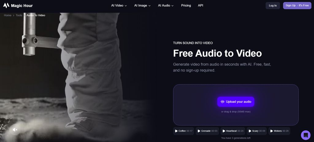 Magic Hour Audio-to-Video