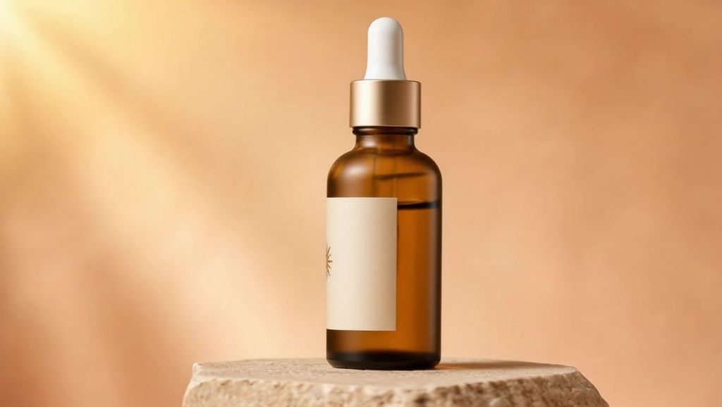 kling-3.0 skincare-orbit attempt 1: frame at four seconds from an eight-second, audio-off benchmark clip recorded September 10, 2026 through Magic Hour; not a quality winner.