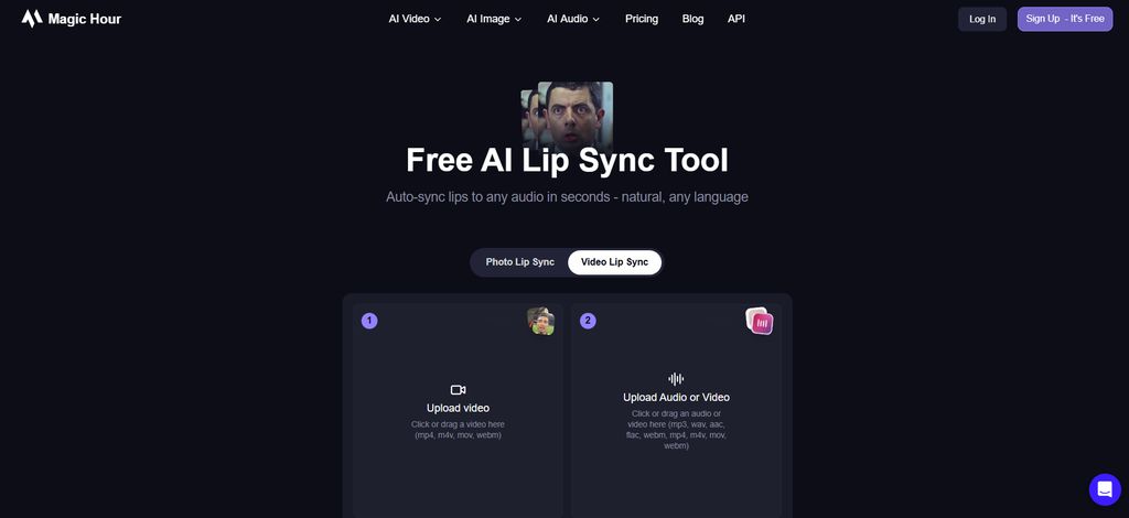 Magic Hour lip sync API producing natural mouth movement for AI-generated video