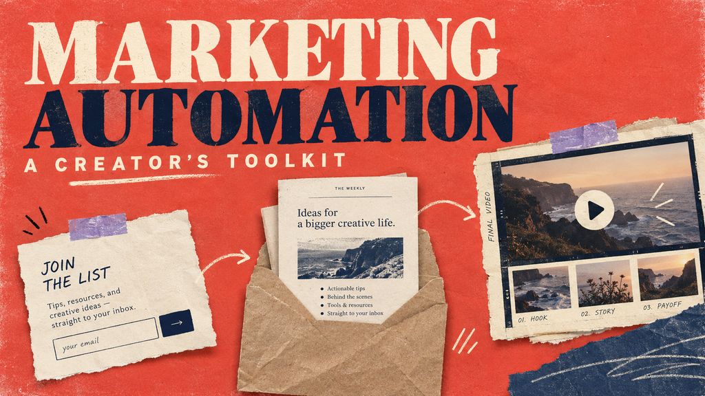 Magic Hour editorial illustration for marketing automation; conceptual artwork, not a measured result.