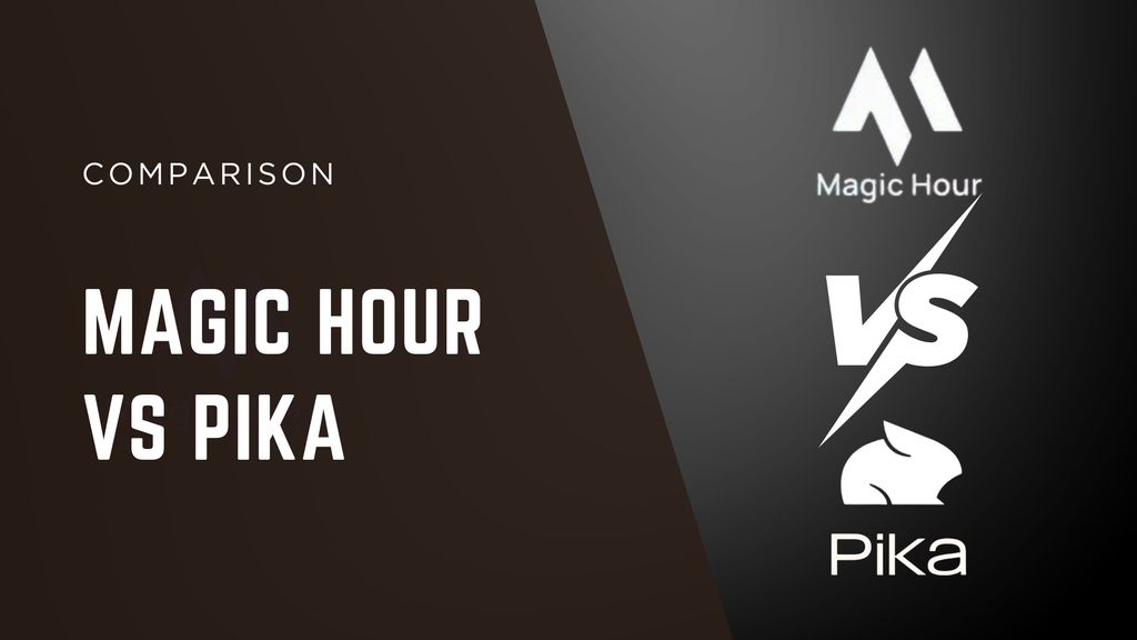 Magic Hour vs Pika AI video generators comparison showing cinematic realism versus stylized motion