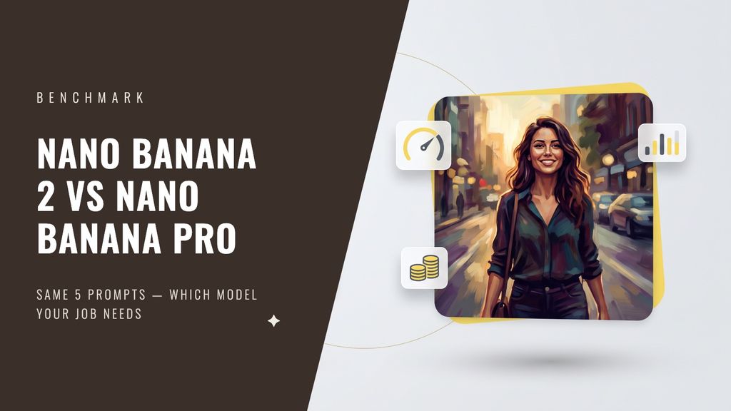 Nano Banana 2 vs Nano Banana Pro benchmark — hero
