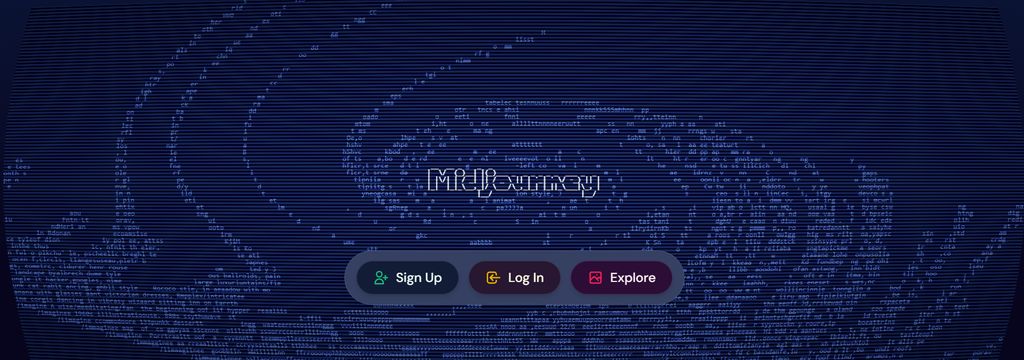 Midjourney homepage