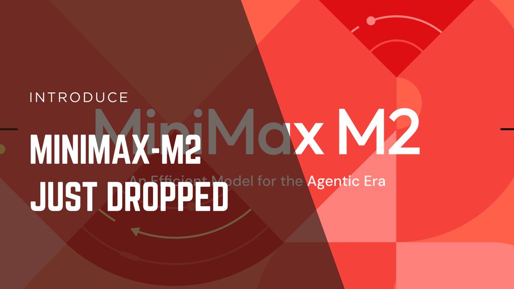 MiniMax-M2 open-source AI model banner