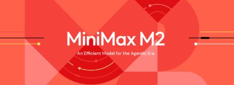 MiniMax M2 interface and performance metrics highlighted in model review section