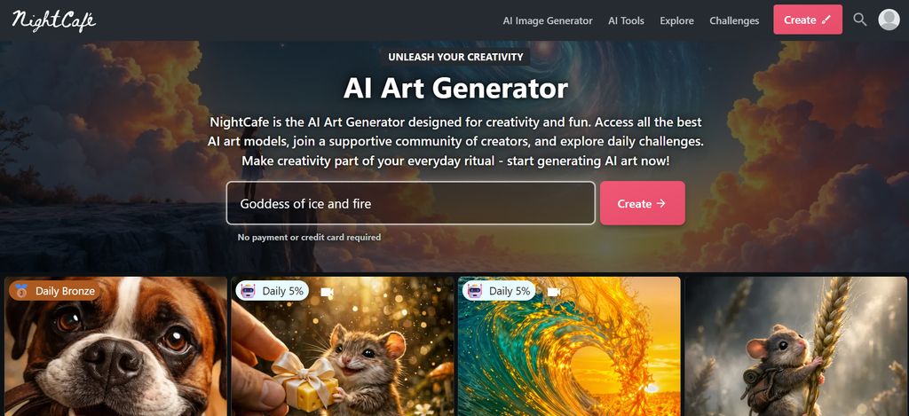 AI-generated artistic image created using NightCafe Studio style prompts
