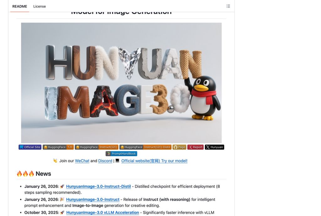 HunyuanImage 3.0 official GitHub repository
