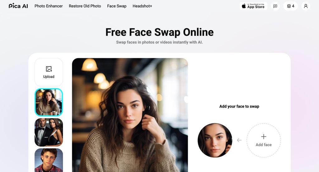 pica face swap